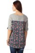 People Casual 3/4 Sleeve Printed Women's Top People Casual 3/4 Sleeve Printed Women's Top